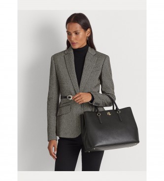 Lauren Ralph Lauren Borsa tote Marcy in pelle nera