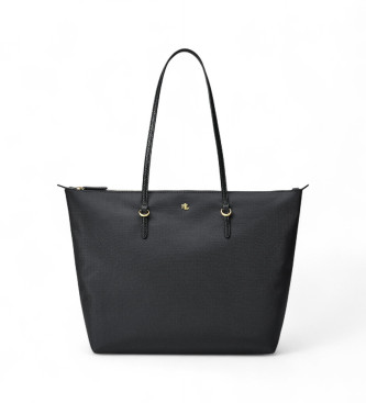 Lauren Ralph Lauren Keaton velika najlonska tote torba črna