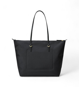 Lauren Ralph Lauren Keaton velika najlonska tote torba črna