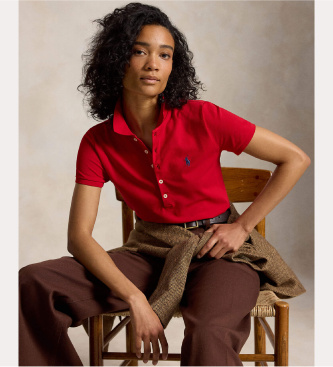 Polo Ralph Lauren Slim fit polo shirt red