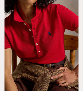 Polo Ralph Lauren Slim fit polo shirt red