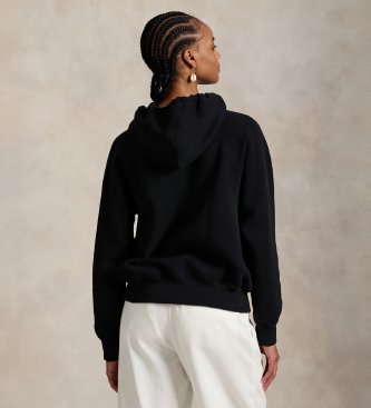 Polo Ralph Lauren Shrunken Fit fleece sweatshirt black