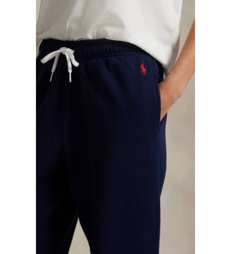 Polo Ralph Lauren Navy blue fleece jogger pants with drawstring