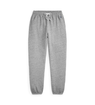 Polo Ralph Lauren Grey fleece jogger pants with drawstring