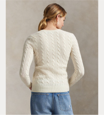 Polo Ralph Lauren Cardigan beige in lana e cashmere