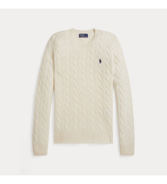 Polo Ralph Lauren Jersey de lana y cachemira blanco roto