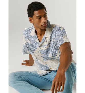 Pepe Jeans Camisa Pissarrot azul