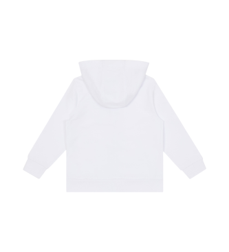 EA7 Sudadera Core Identity de algodón blanco