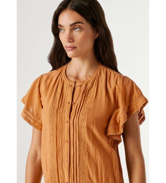 Pepe Jeans Destin orange dress