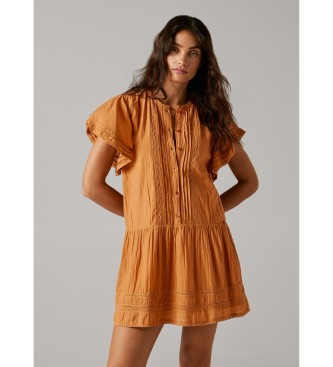 Pepe Jeans Destin orange dress