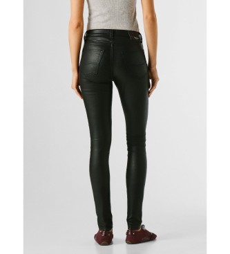 Pepe Jeans Zielone spodnie skinny Regent