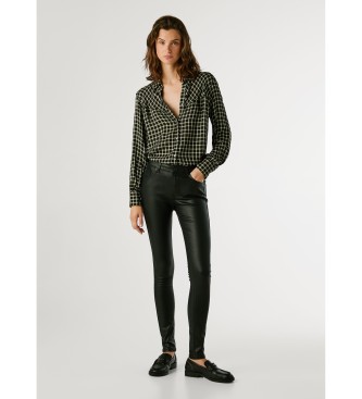Pepe Jeans Zielone spodnie skinny Regent