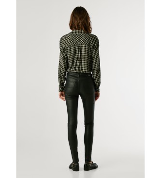 Pepe Jeans Zielone spodnie skinny Regent