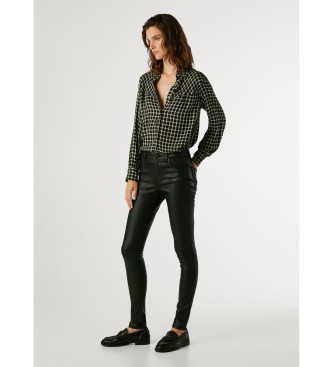Pepe Jeans Zielone spodnie skinny Regent