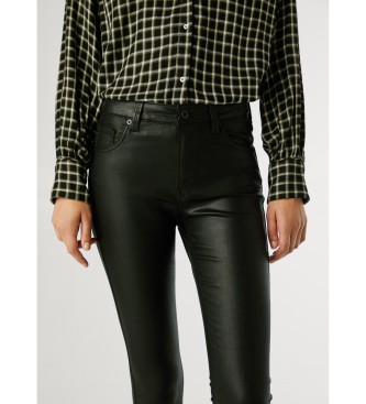 Pepe Jeans Zielone spodnie skinny Regent