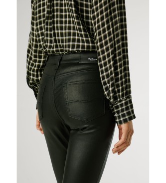 Pepe Jeans Zielone spodnie skinny Regent