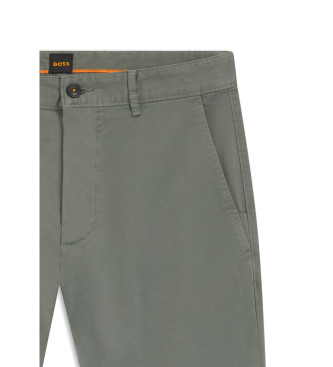 BOSS Gråa slim fit-byxor