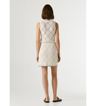 Pepe Jeans Kaira skirt in white