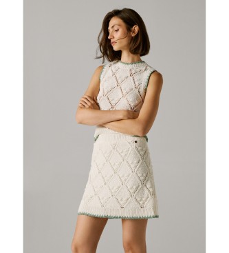 Pepe Jeans Kaira skirt in white