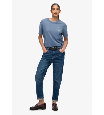 Superdry Luxe-T-shirt i blå