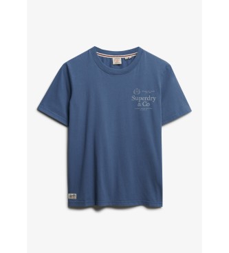 Superdry Luxe-T-shirt i blå