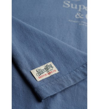 Superdry Luxe-T-shirt i blå
