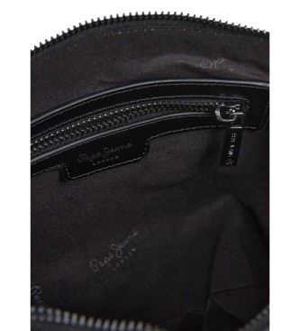 Pepe Jeans Schoudertas Edith Glossy zwart