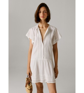Pepe Jeans Destin white dress