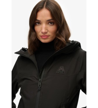 Superdry Chaqueta Impermeable negro