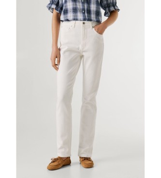 Pepe Jeans Białe spodnie Violet