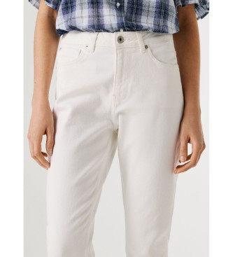 Pepe Jeans Białe spodnie Violet