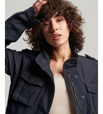 Superdry Vintage jakna M65 v mornarski modri barvi
