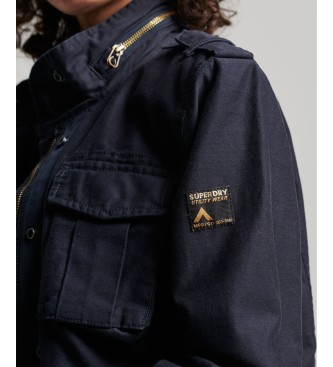 Superdry Vintage jakna M65 v mornarski modri barvi