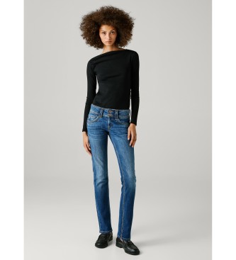 Pepe Jeans Niebieskie dżinsy Slim Iconic