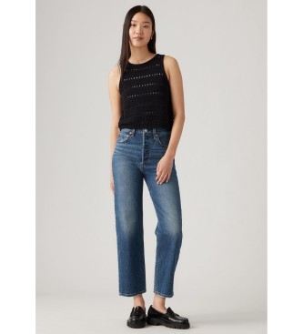 Levi's Jeans dritti blu a coste, lunghezza alla caviglia