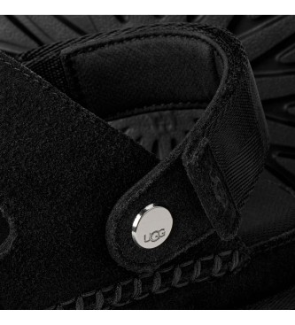 UGG Sandalias de piel Goldenstar Glide negro