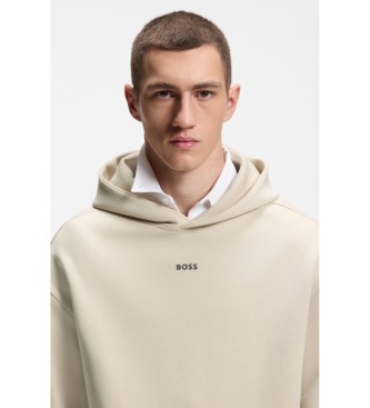 BOSS Bluza Globe w kolorze beżowym