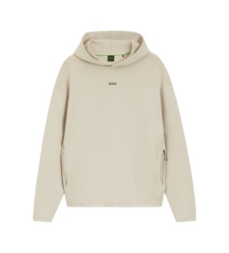 BOSS Bluza Globe w kolorze beżowym