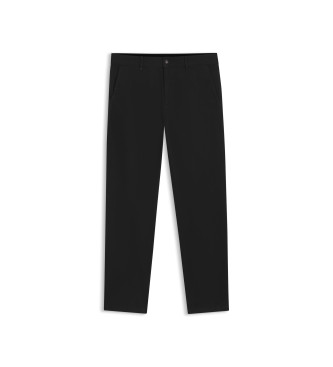 BOSS pantaloni chino neri a vestibilità slim