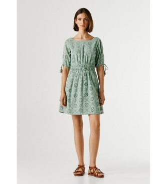 Pepe Jeans Grünes Chiara-Kleid