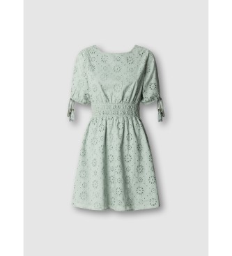 Pepe Jeans Grünes Chiara-Kleid