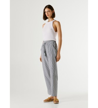 Pepe Jeans Niebieskie spodnie Clariel