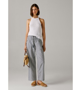 Pepe Jeans Niebieskie spodnie Clariel