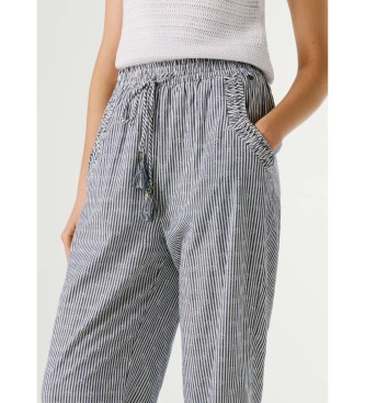 Pepe Jeans Niebieskie spodnie Clariel