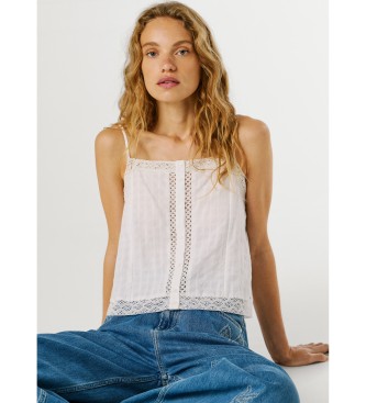 Pepe Jeans Hvid Top Daola
