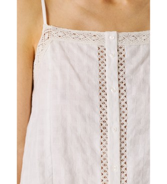 Pepe Jeans Hvid Top Daola