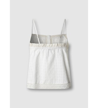 Pepe Jeans Hvid Top Daola