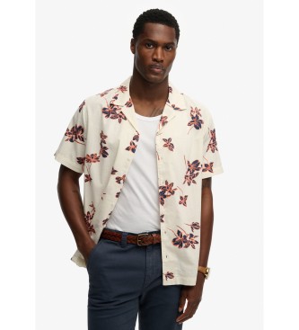 Superdry Bela srajca Cabana Poolside