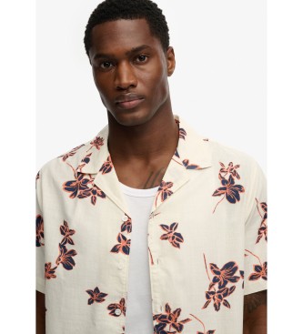 Superdry Bela srajca Cabana Poolside