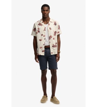 Superdry Bela srajca Cabana Poolside